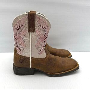 Girls Ariat Double Kicker Western Boots
